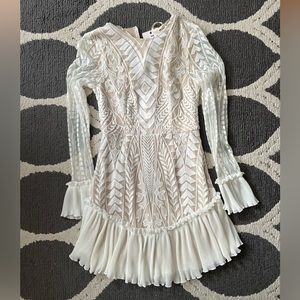 Saints + secrets lace dress NWT